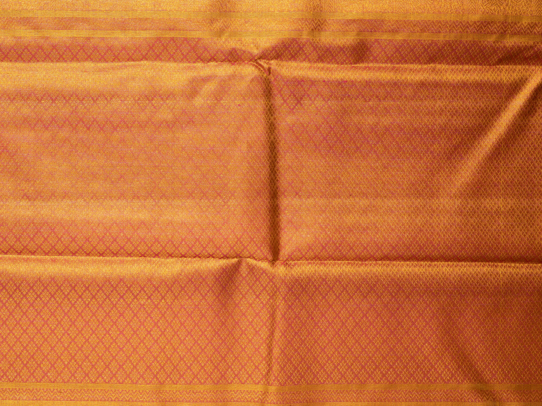 Sea Green and Pink Pure Zari Kanchipuram Silk Saree - TSW0834 - View 2