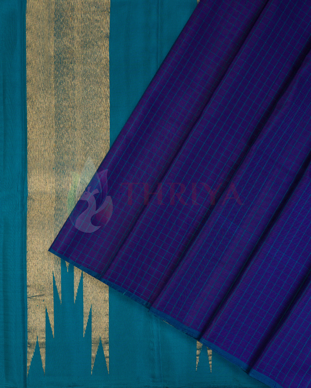Blue Kanchipuram Silk Saree  - TSW170403