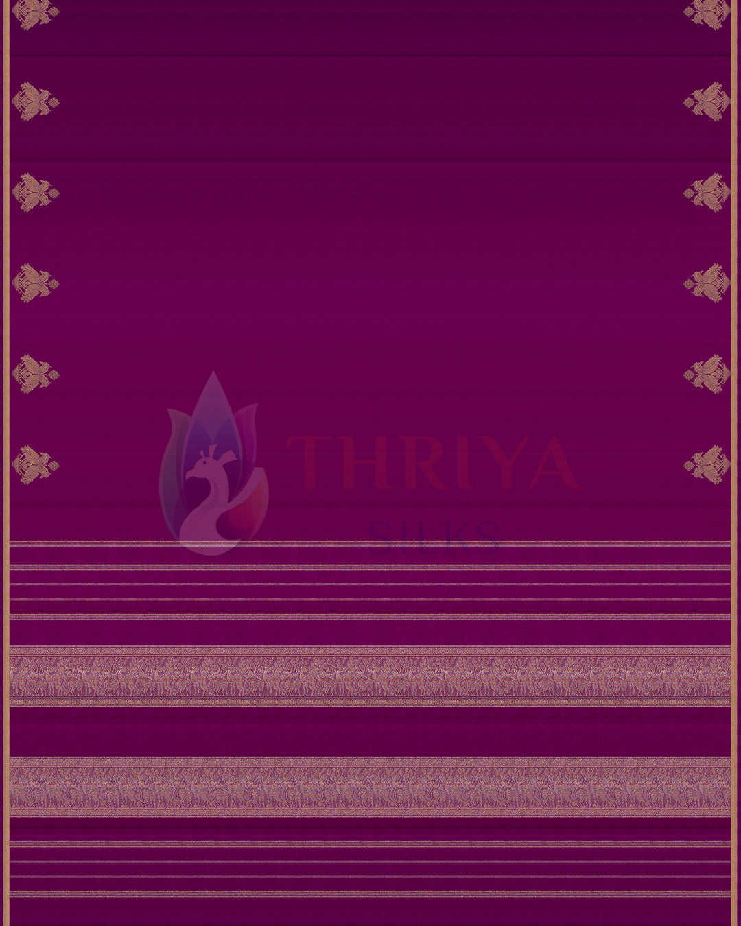 Magenta Kanchipuram Silk Saree - TSW180501