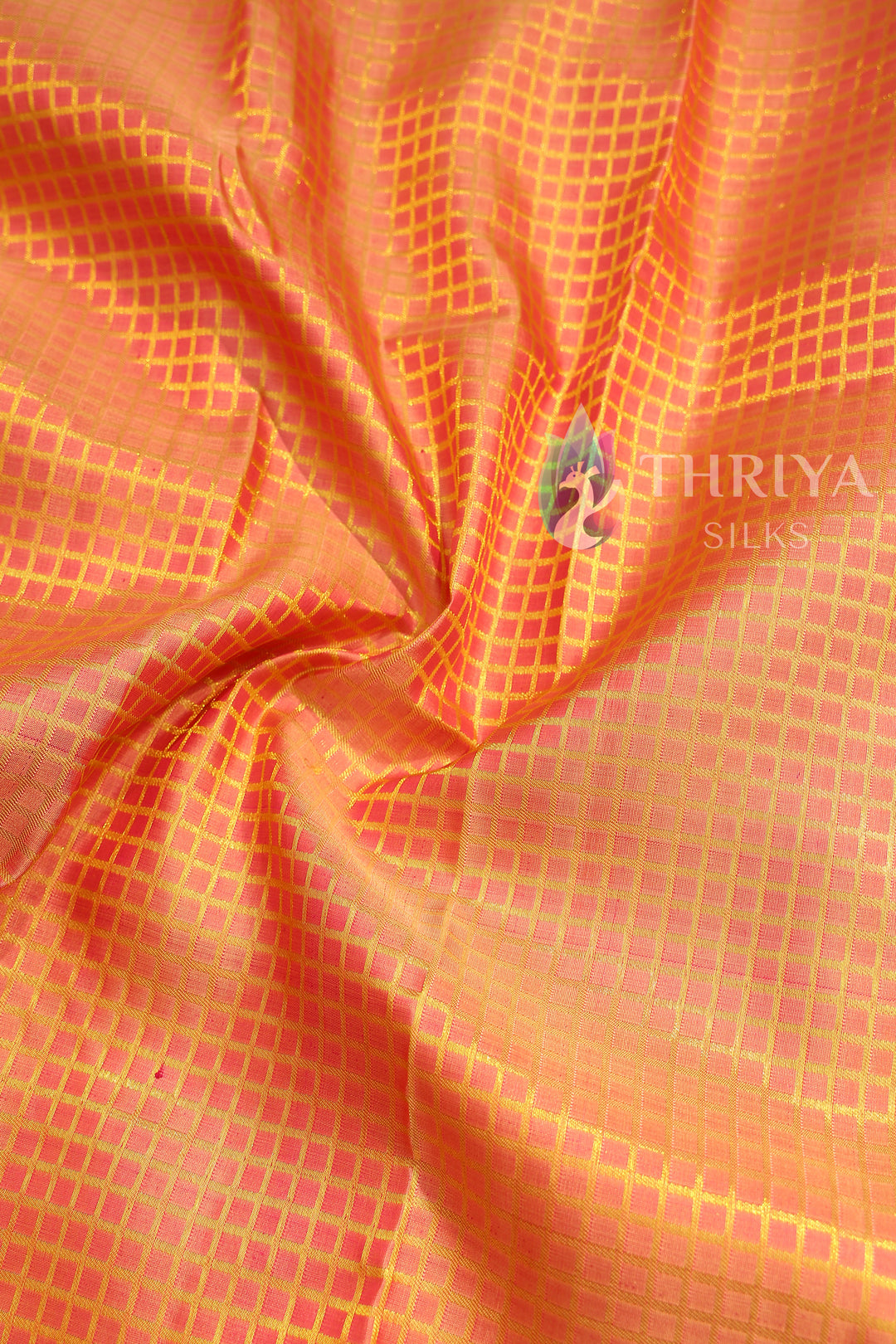 Pink Kanchipuram Silk Saree - TSW1090 - View 2