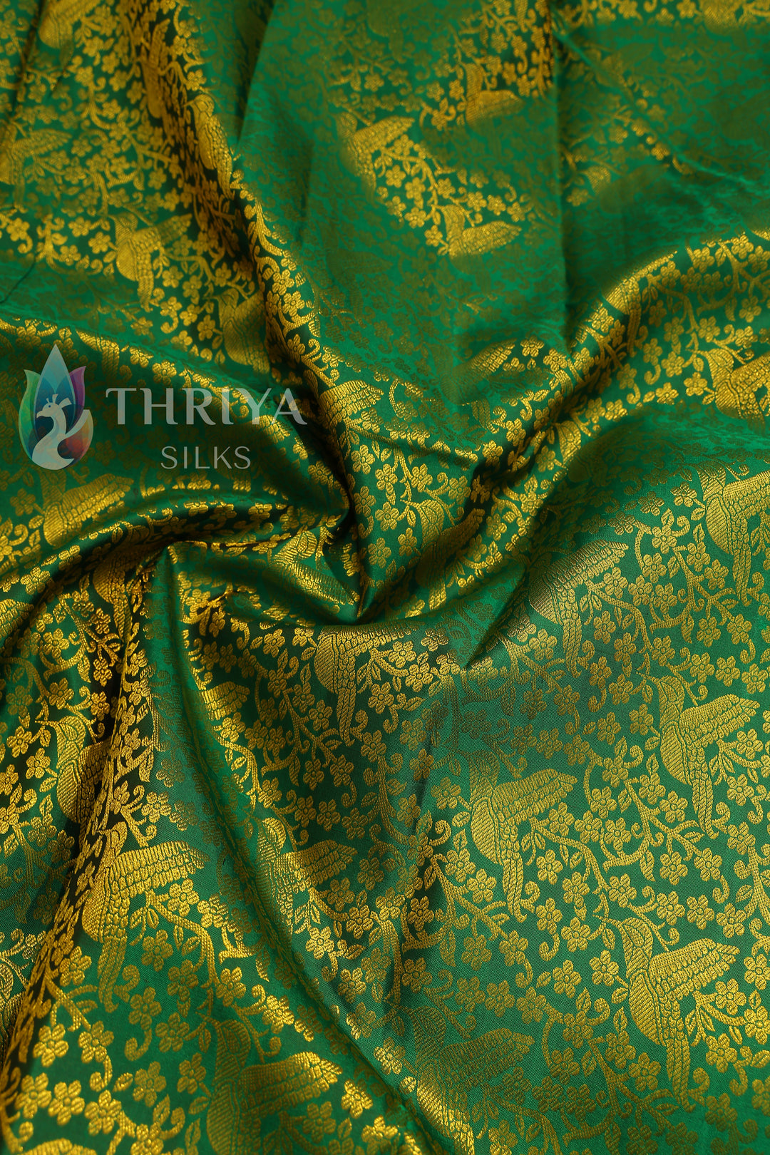 Green Kanchipuram Silk Saree - TSW1124 - View 2