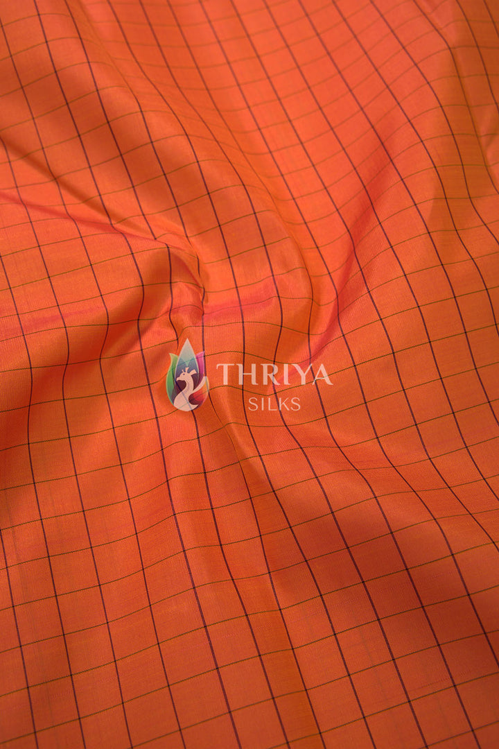 Rose Pink And Black Kanchipuram Silk Saree - TSWA0948 - View 2