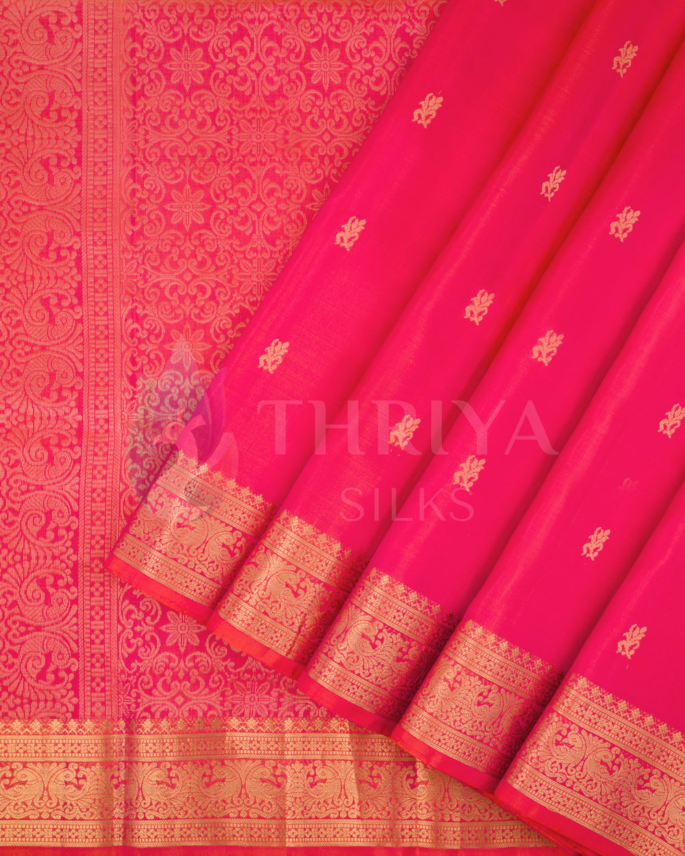 Pink Soft Silk Saree - TSW200803 - View 2