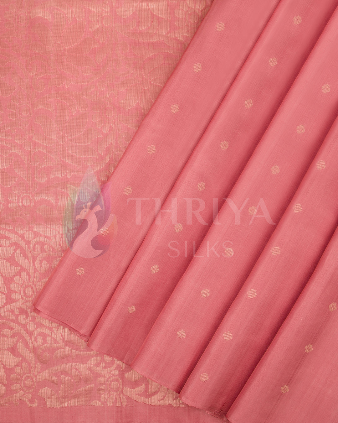 Salmon Soft Silk Saree - TSW260713