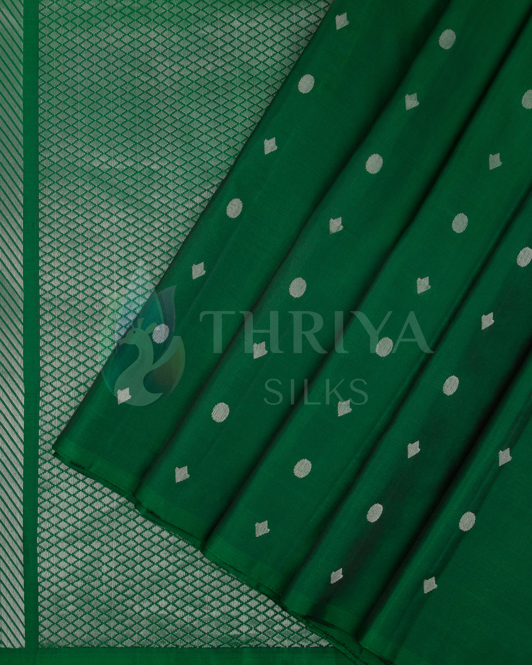 Green Soft Silk Saree - TSW081004