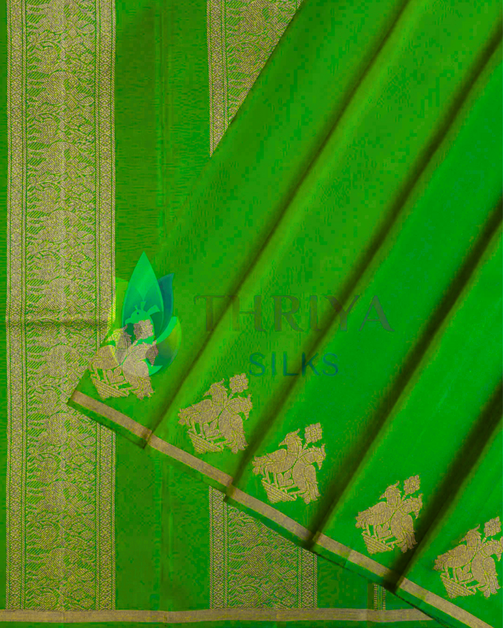 Green Kanchipuram Silk Saree - TS140704