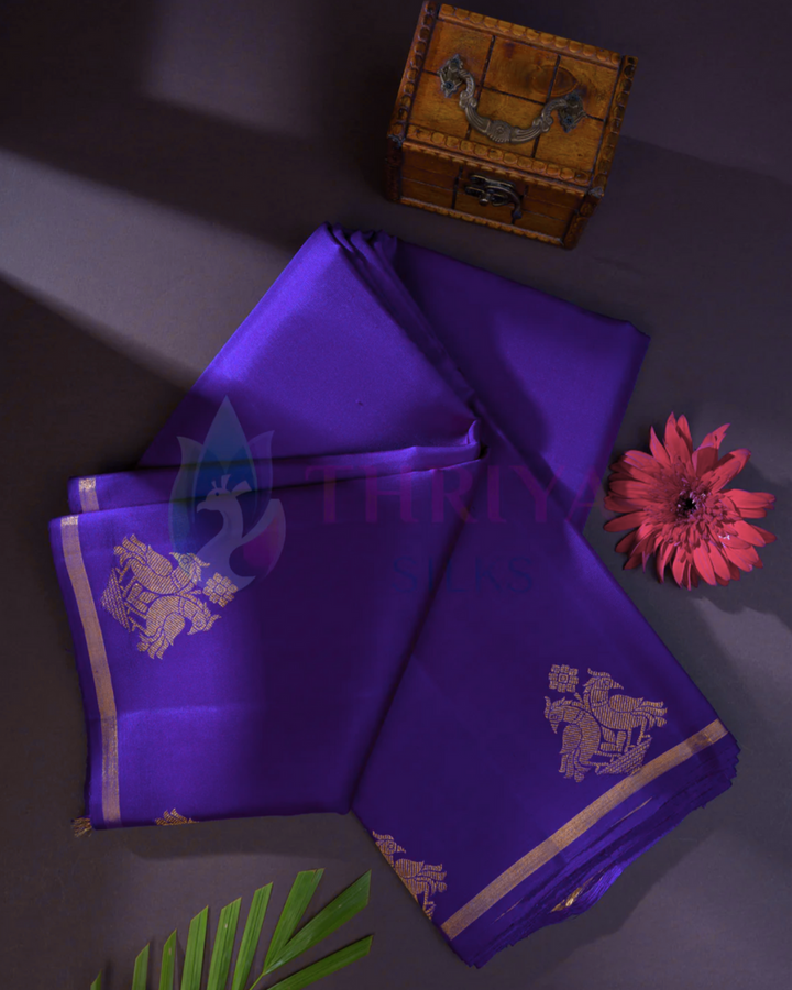 Blue Kanchipuram Silk Saree - TSW180501