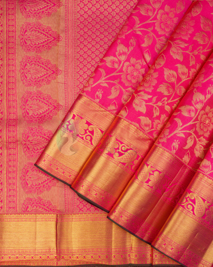 Pink Kanchipuram Silk Saree - BW2425(836)