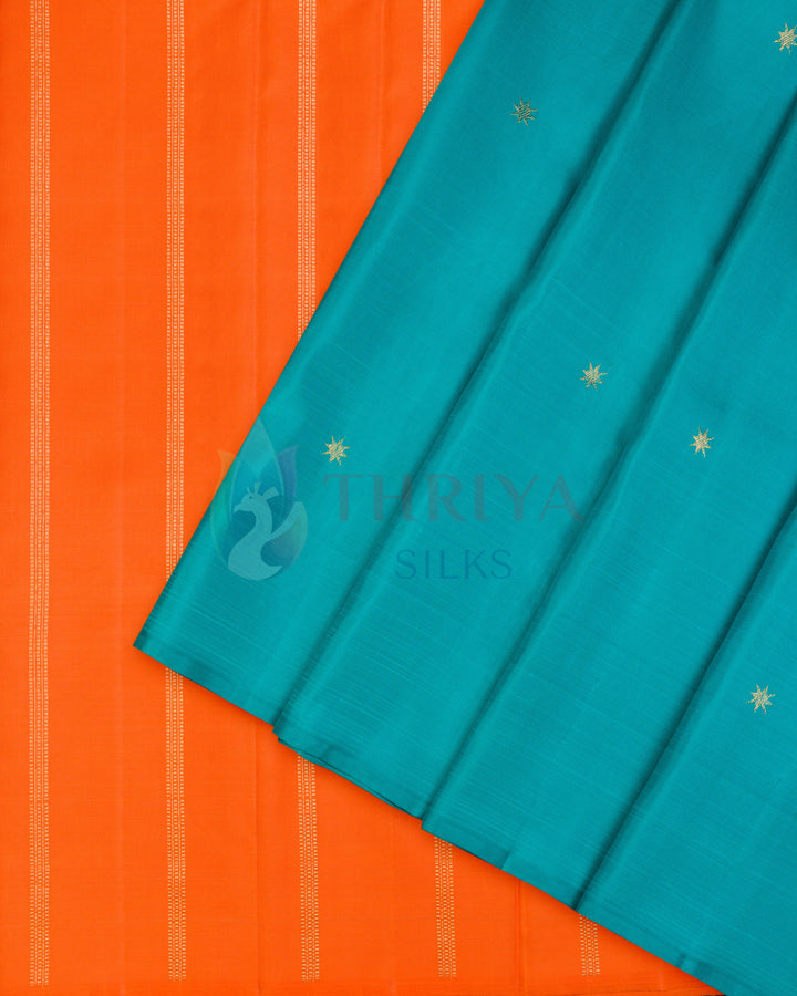 Rama Green Kanchipuram Silk Saree - TS311201
