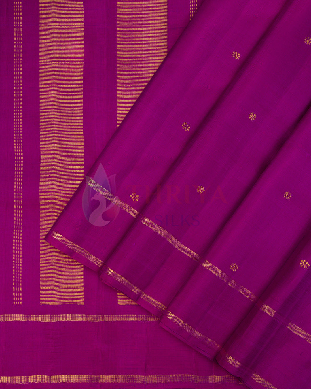 Megenta Pink Kanchipuram Silk Saree - TSPQ200703