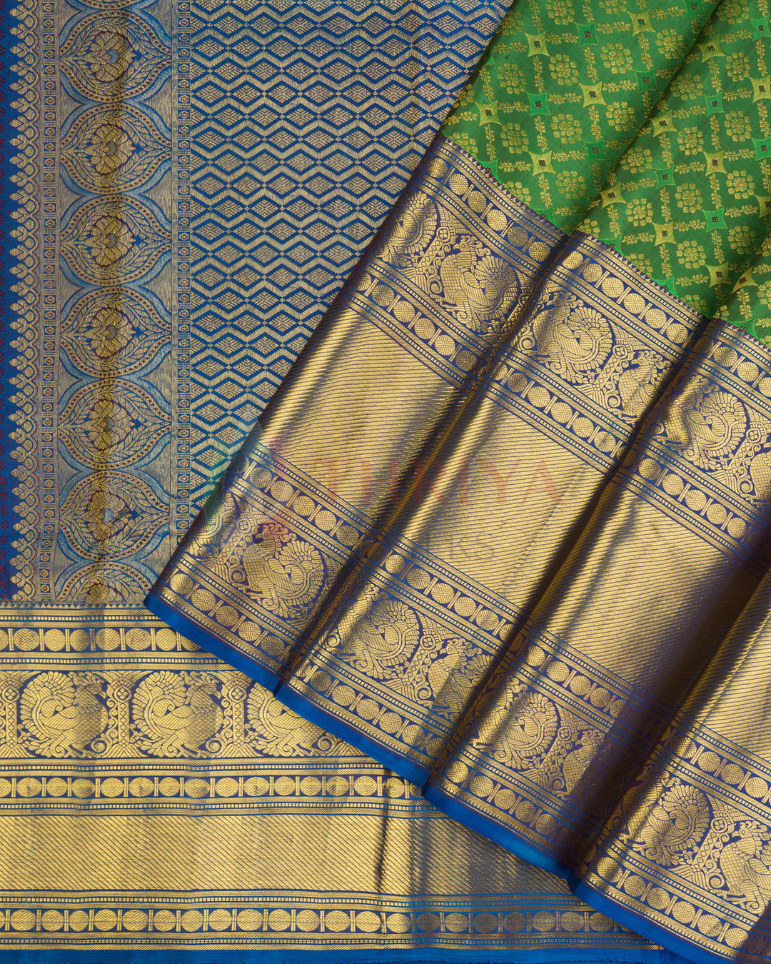 Green Kanchipuram Silk Saree - KTA0091(880)