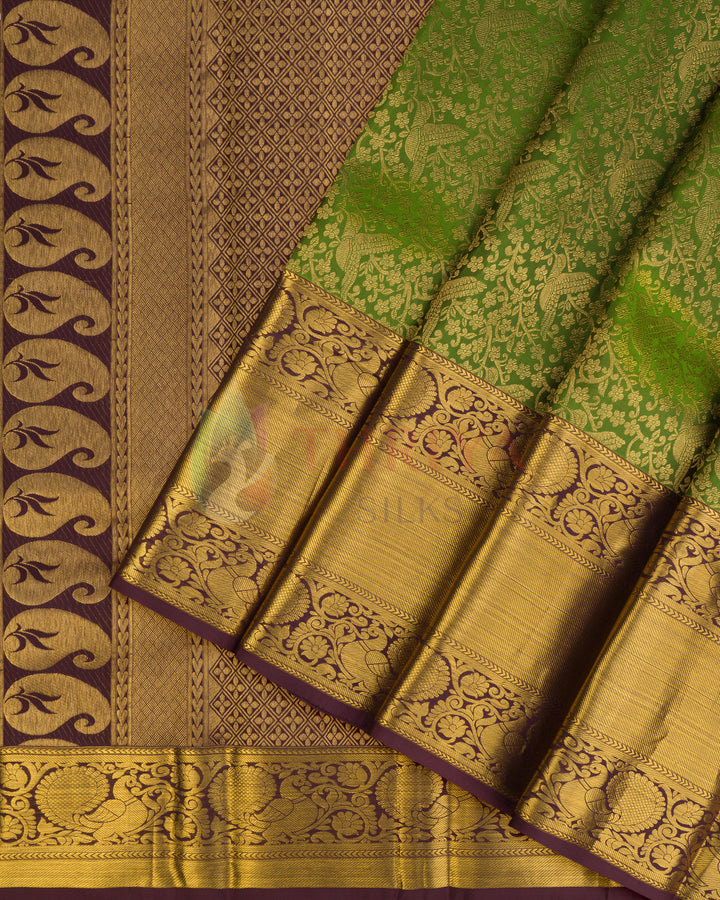 Green Kanchipuram Silk Saree - KWS24(782)