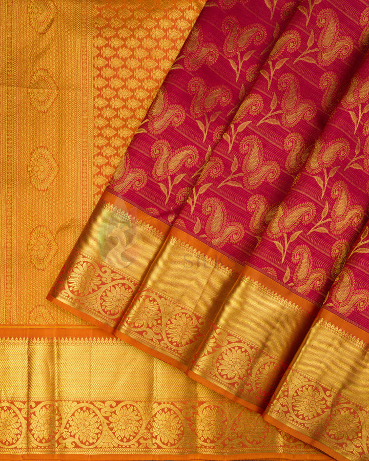 Maroon Kanchipuram Silk Saree - TSINS788(987)