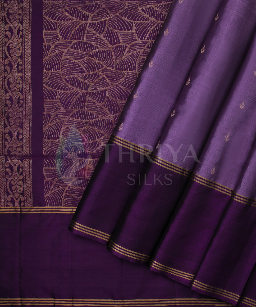 Light Purple And Violet Soft Silk Saree - TS3L070504