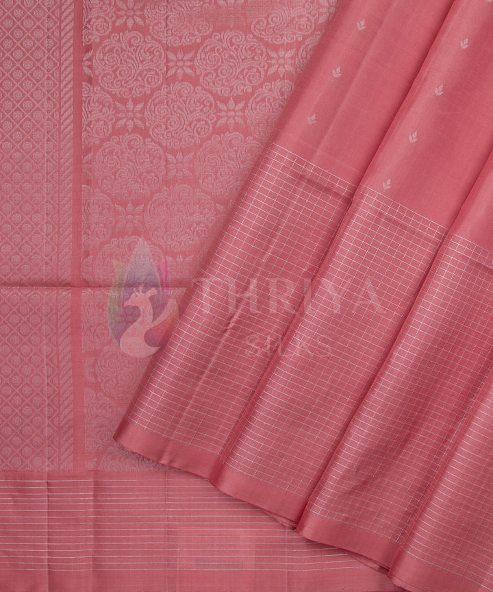 Pastel Peach Soft Silk Saree - TSW090705 - View 2