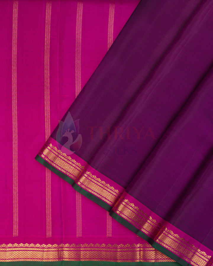 Purple Kanchipuram Silk Saree - TSPQ150409
