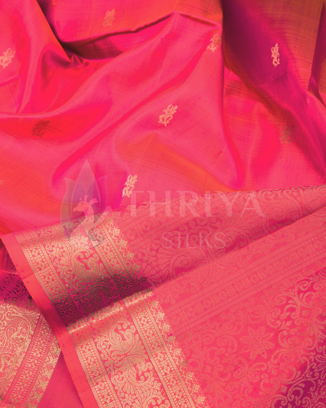 Pink Soft Silk Saree - TSW200803 - View 4