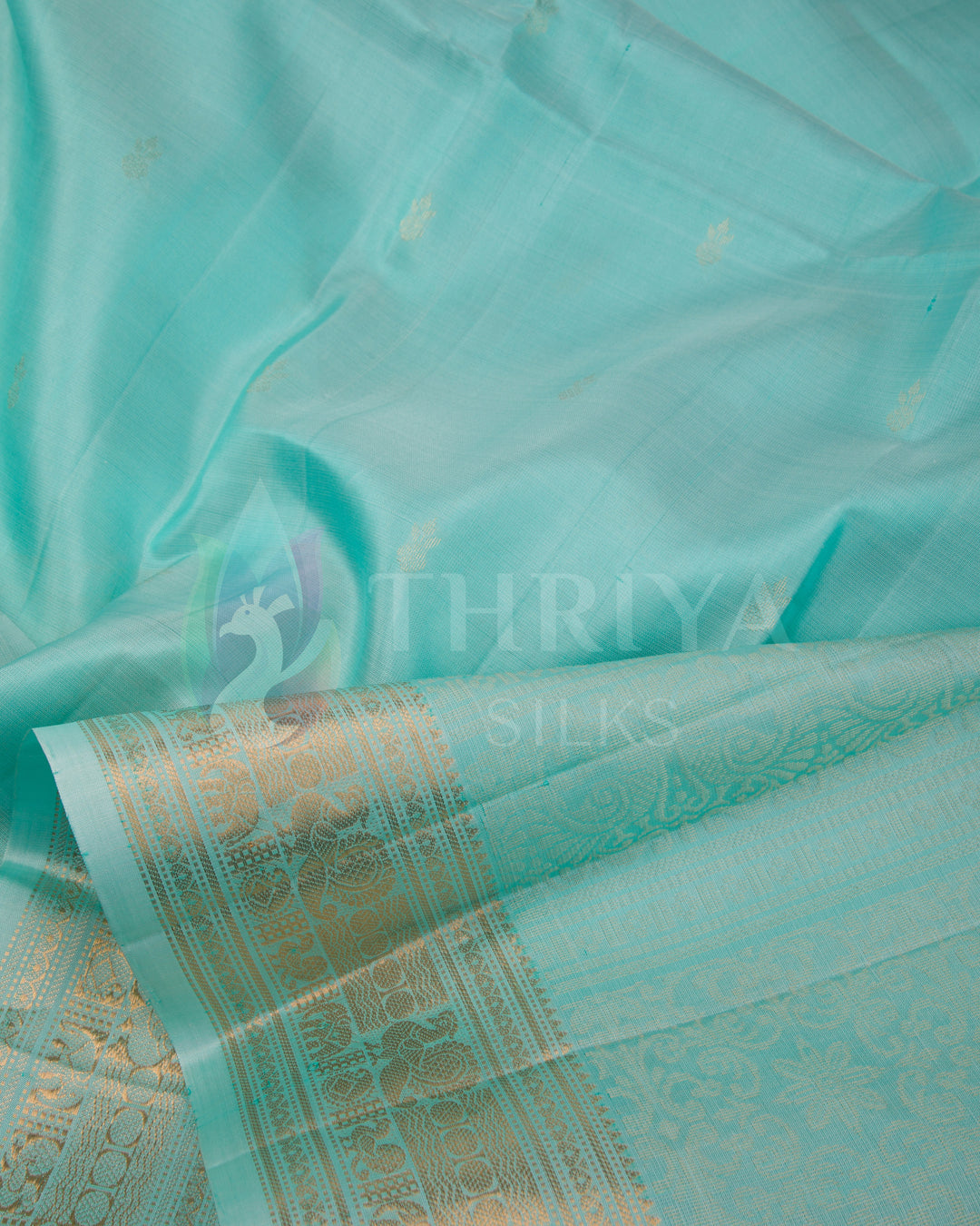 Mint Green Soft Silk Saree - TSW120902