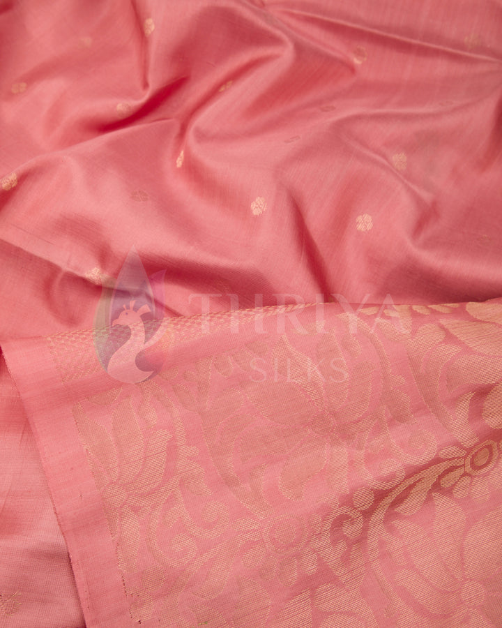 Salmon Soft Silk Saree - TSW260713