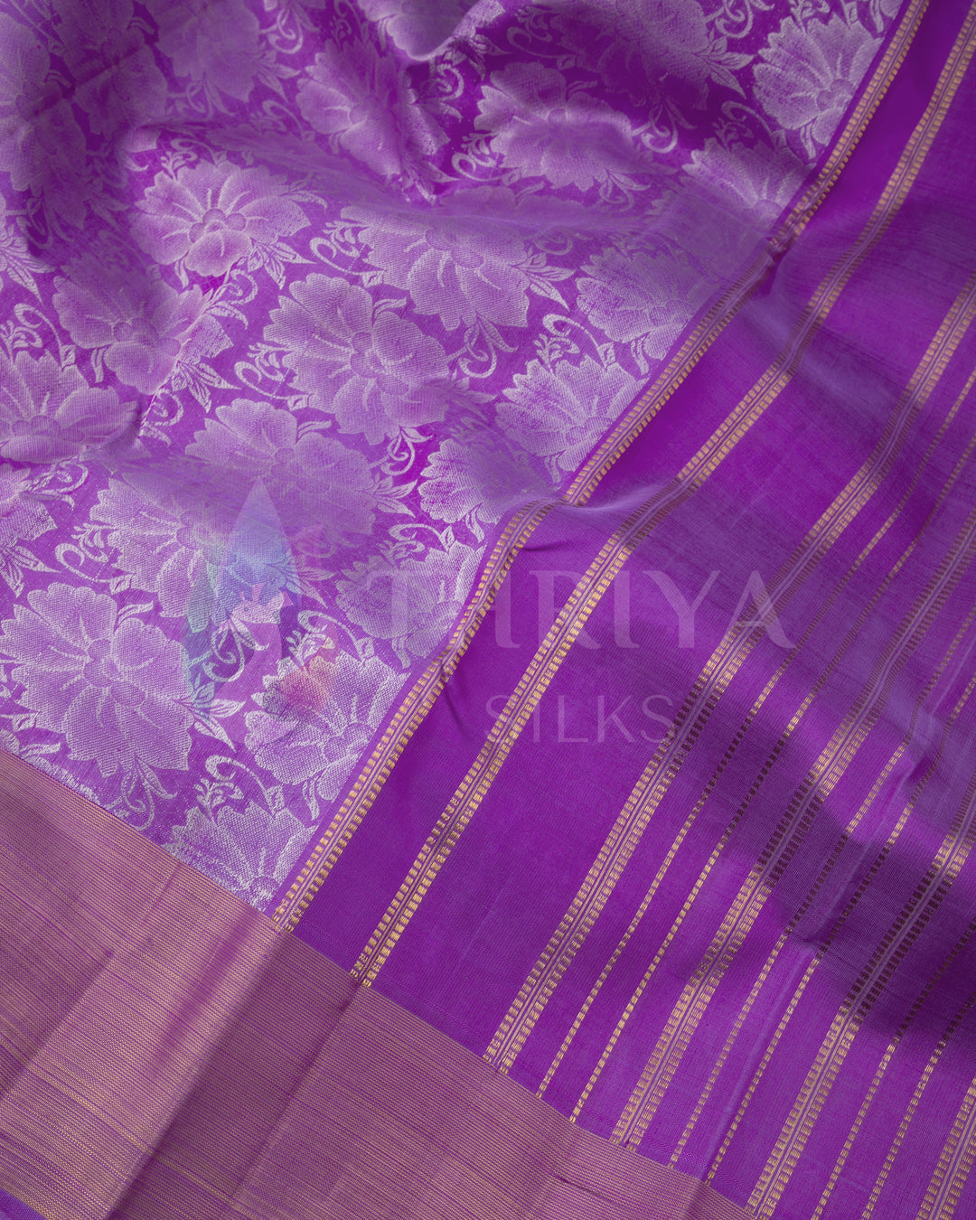 Lavender Kanchipuram Silk Saree - TSW200805