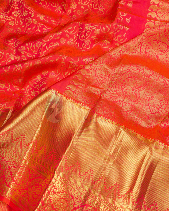 Red Kanchipuram Silk Saree - BW2425(836)