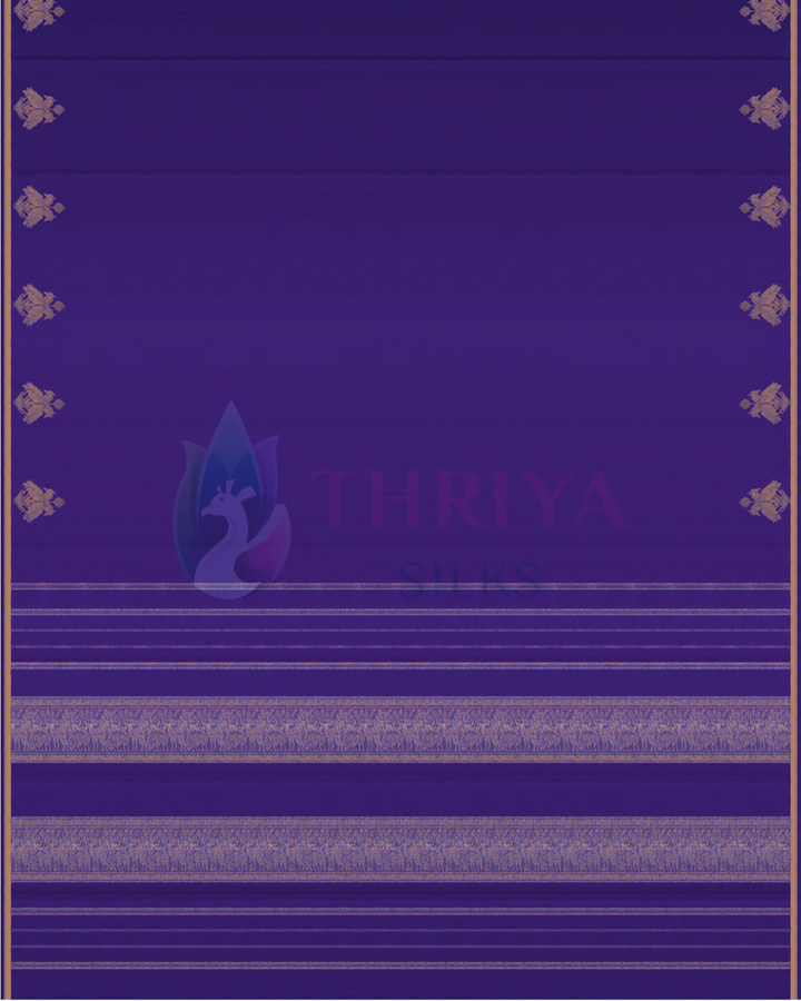 Blue Kanchipuram Silk Saree - TSW180501