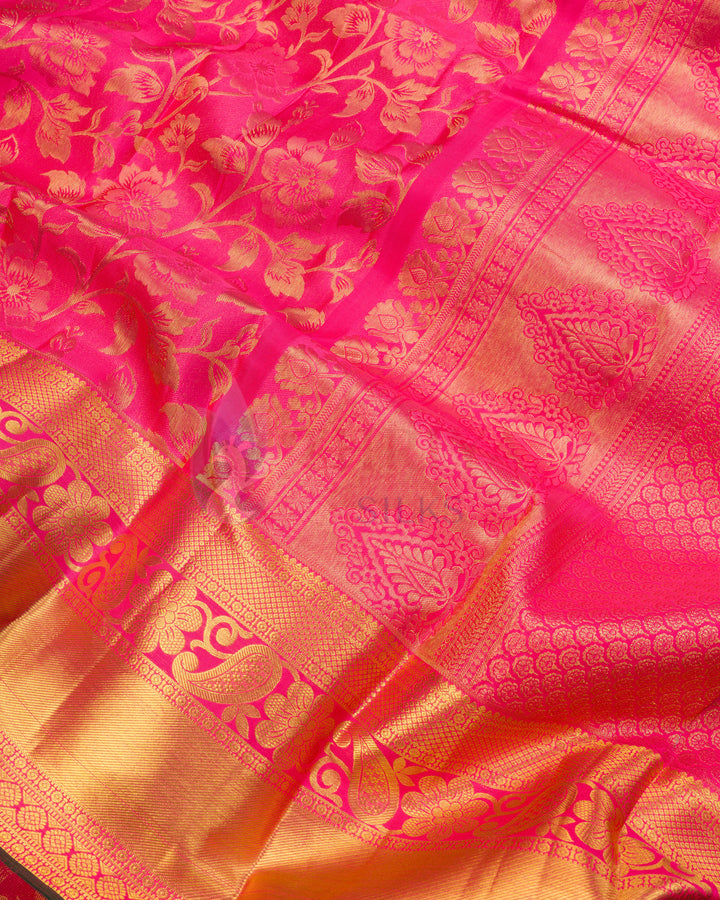 Pink Kanchipuram Silk Saree - BW2425(836)