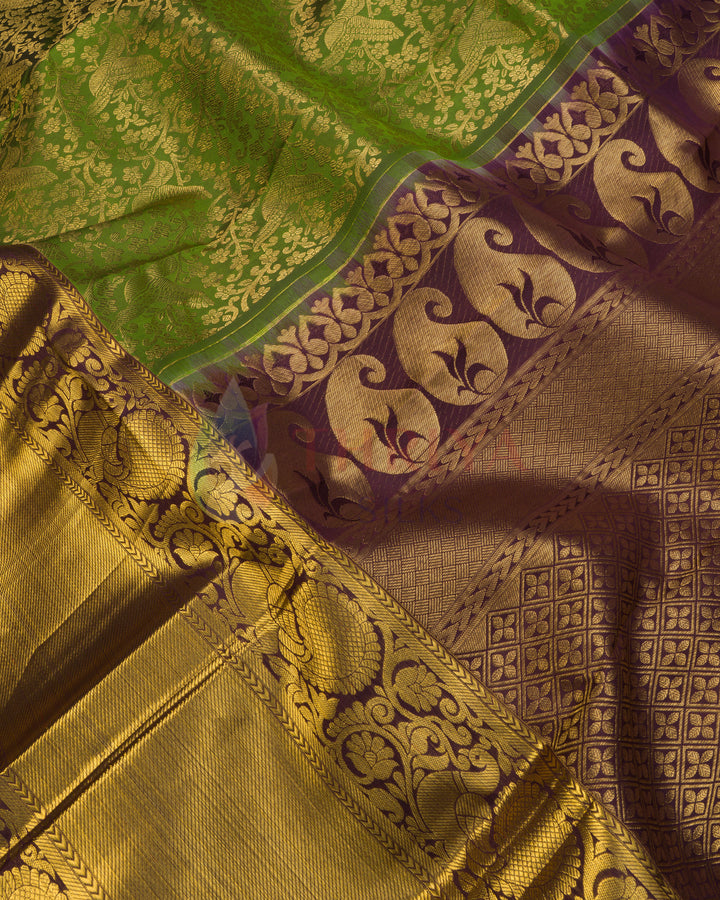 Green Kanchipuram Silk Saree - KWS24(782)