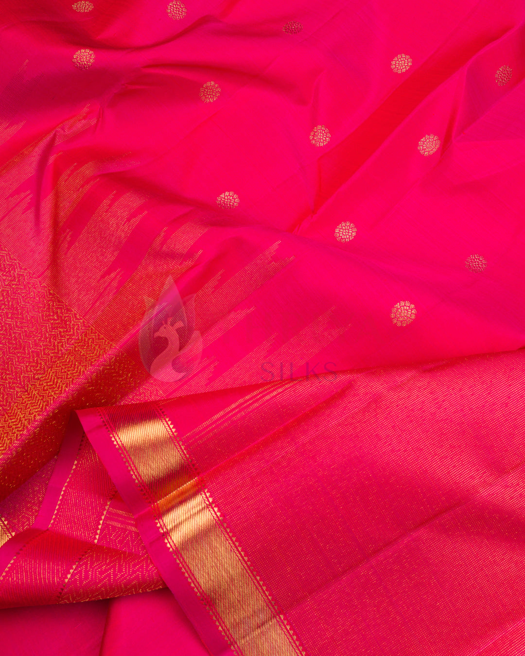 Pink Kanchipuram Silk Saree & 3G Zari - TSPQ11081(639)