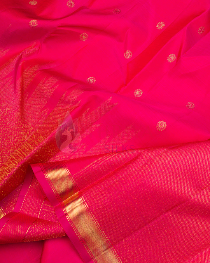 Pink Kanchipuram Silk Saree & 3G Zari - TSPQ11081(639)