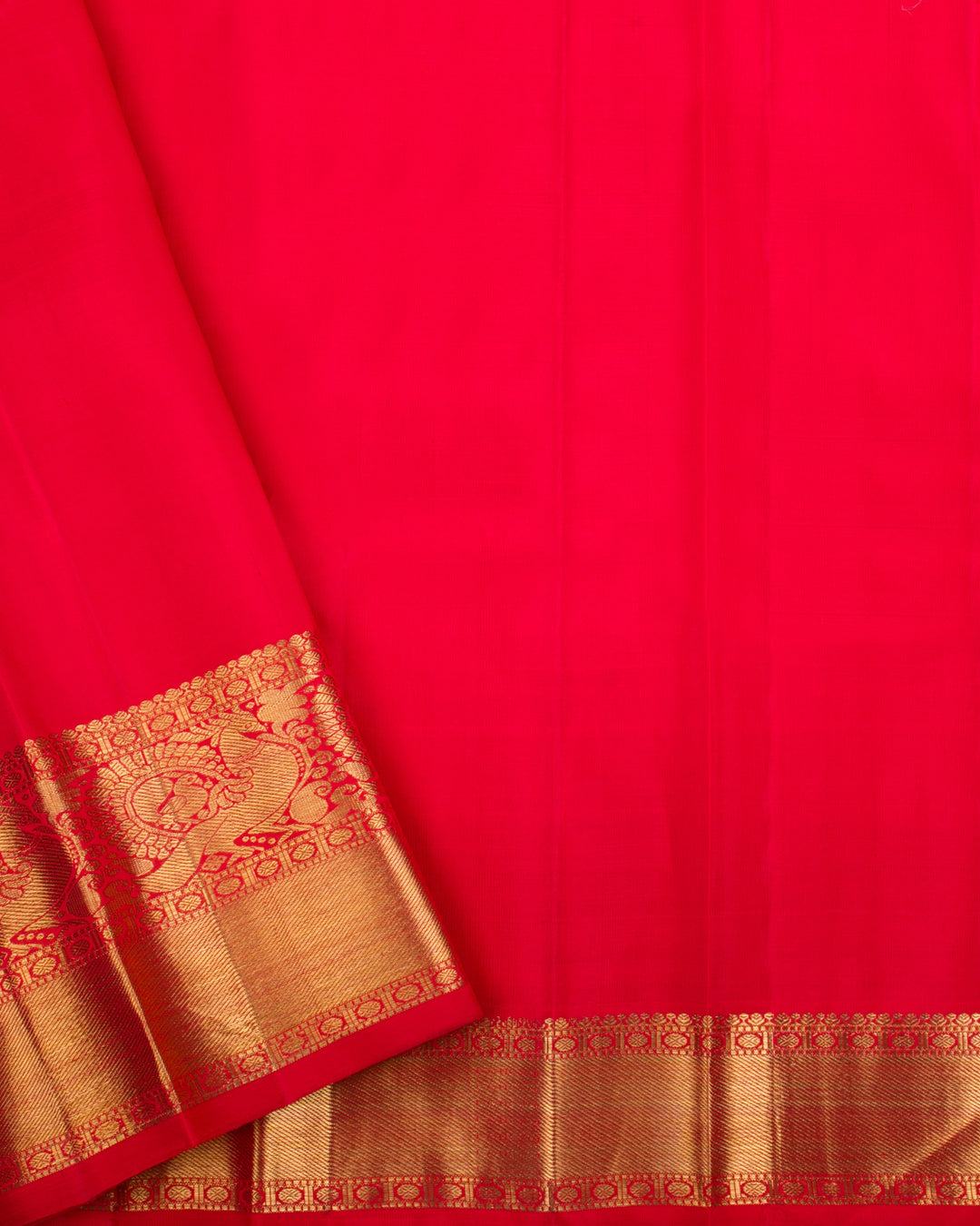 Red Kanchipuram Silk Saree- TSW1122 - View 5