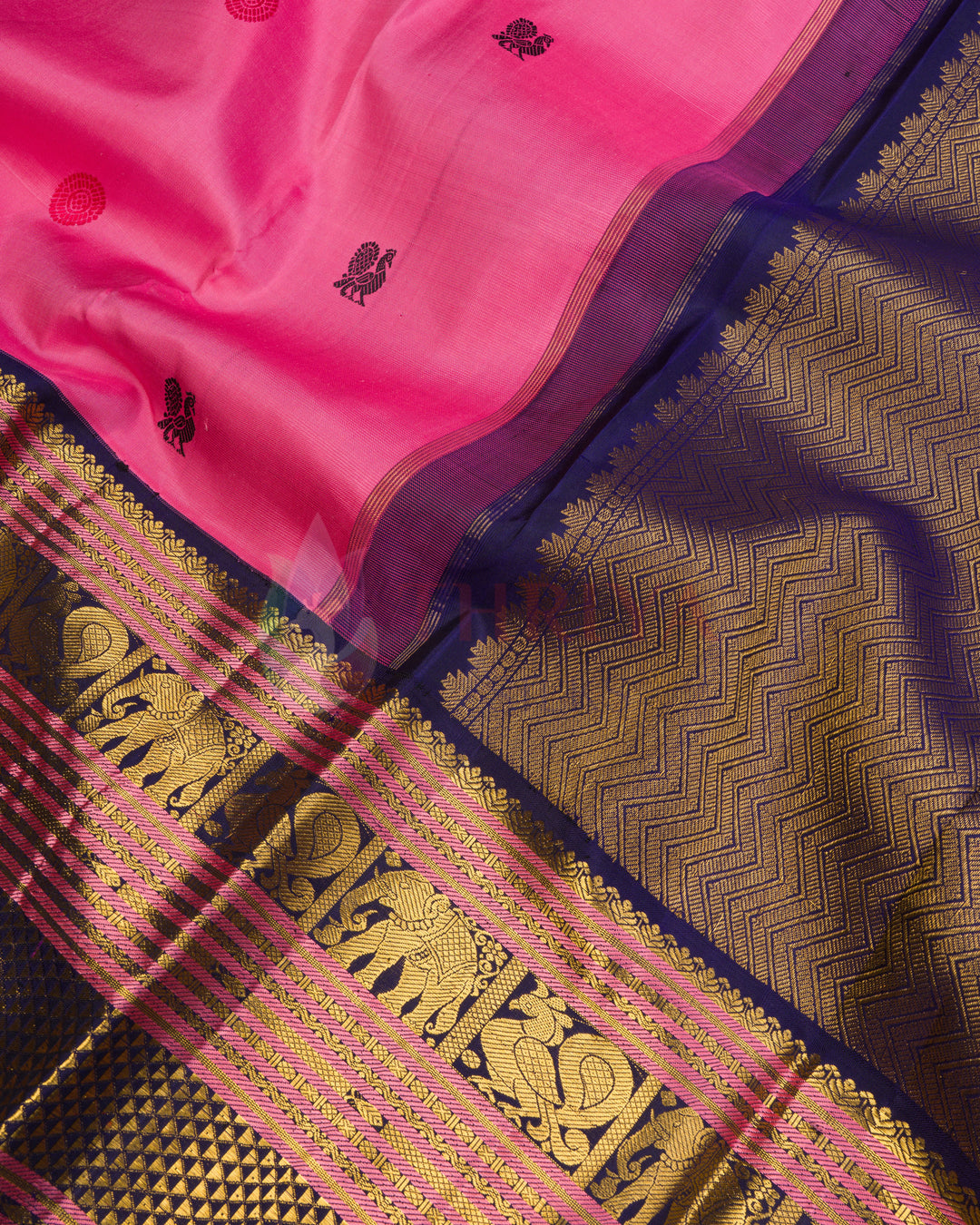 Pink Kanchipuram Silk Saree -  TSPQ120503