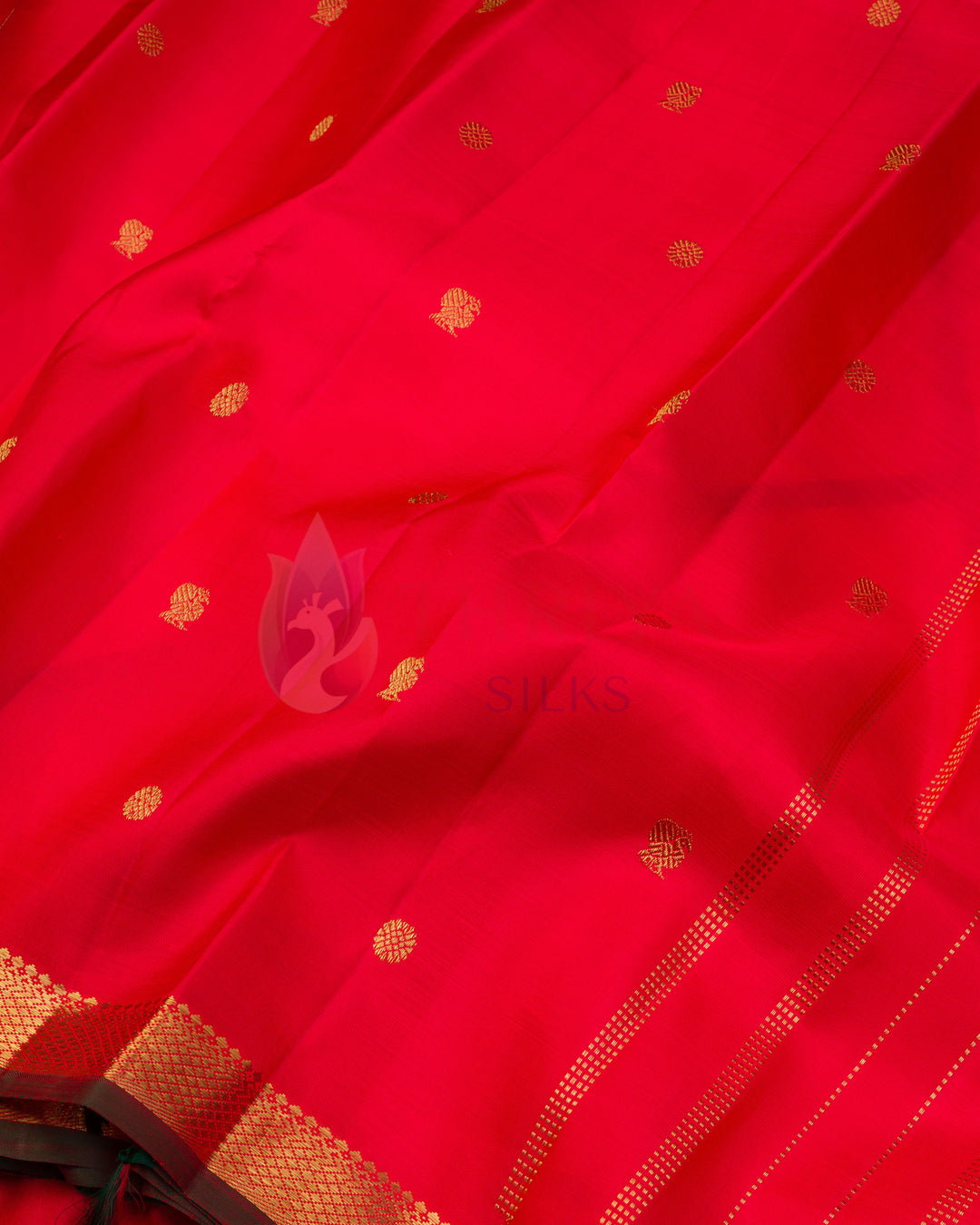 Red Kanchipuram Silk Saree - TSPQ190703