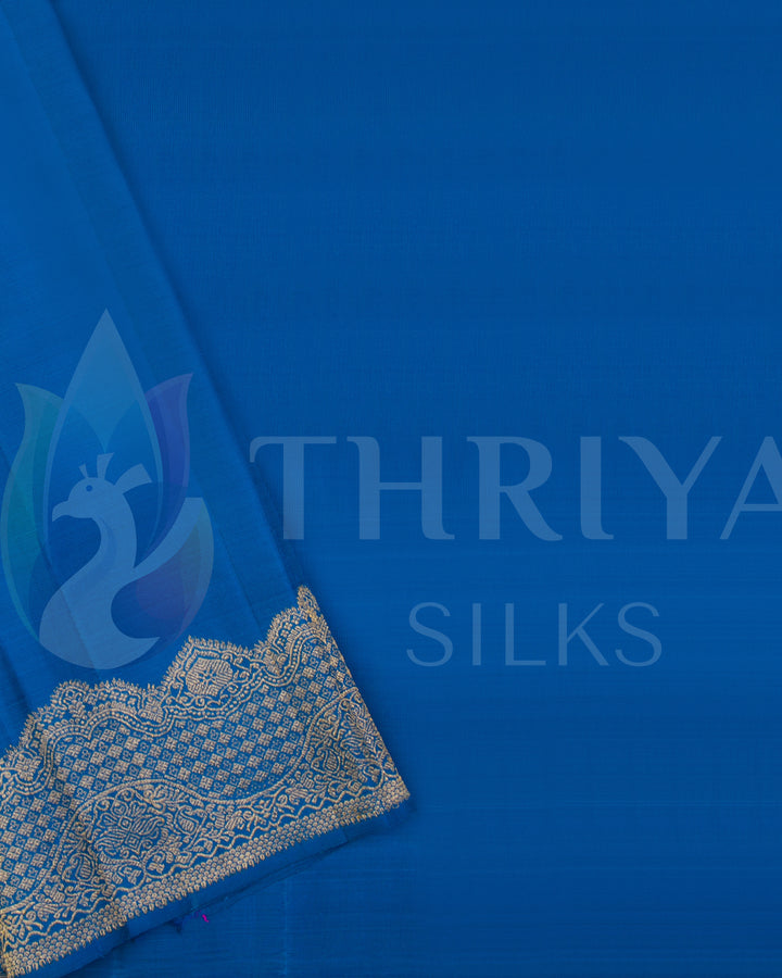 Blue Kanchipuram Silk Saree - TSW0904 - View 5