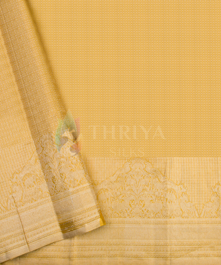 Gold Pure Zari Kanchipuram Silk Saree - TSW0844 - View 5