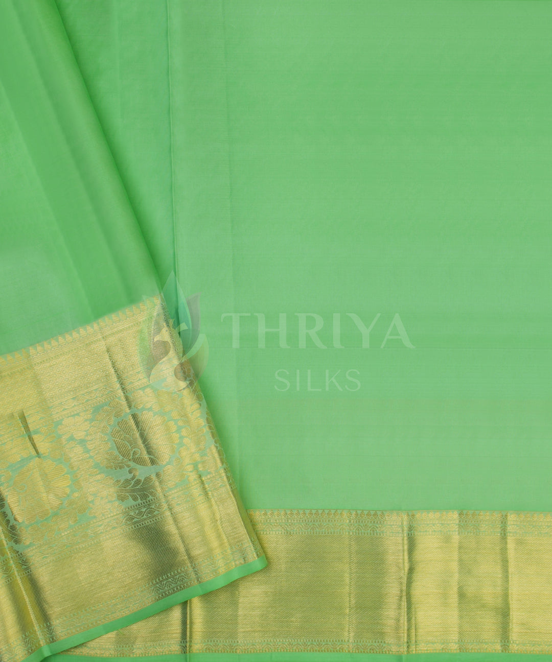 Pista Green Kanchipuram Silk Saree - TSW1177 - View 5