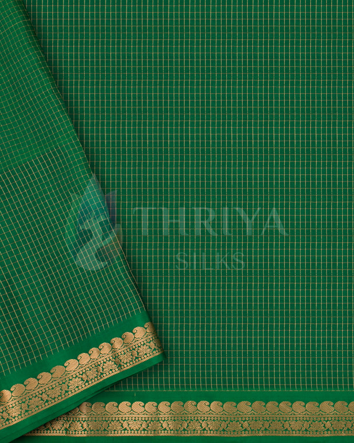 Pink And Green Soft Silk Saree - TSW250903 - View 5