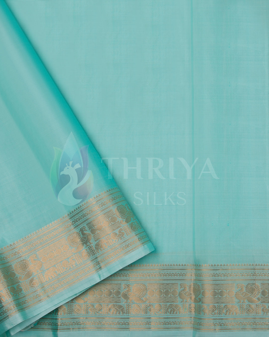 Mint Green Soft Silk Saree - TSW120902