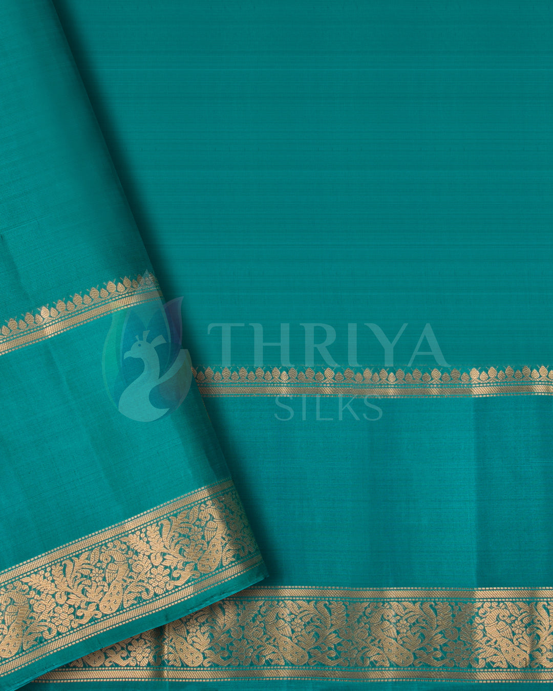 Violet And Turquoise Soft Silk Saree - TSW120910