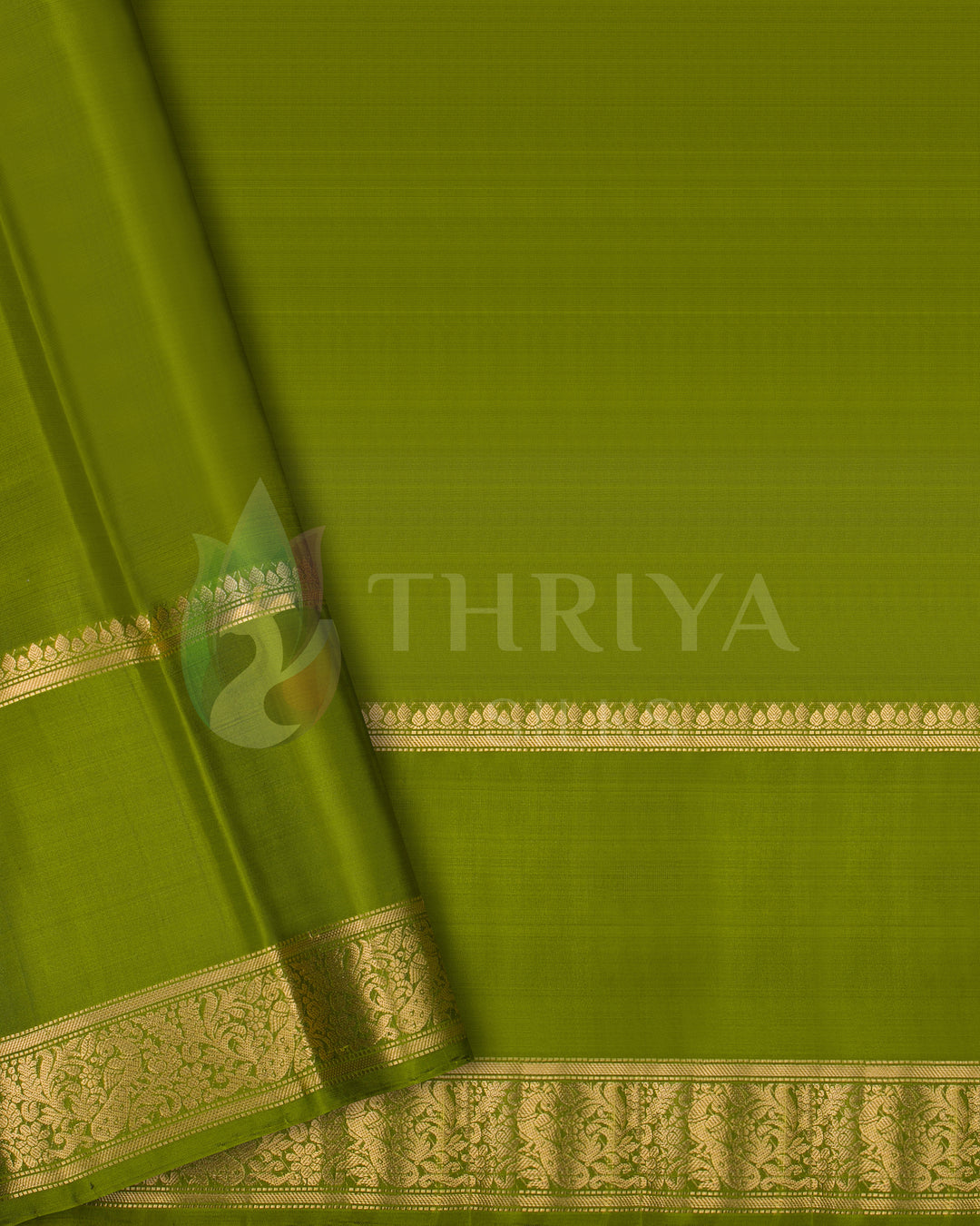 Black And Green Soft Silk Saree - TSW120906