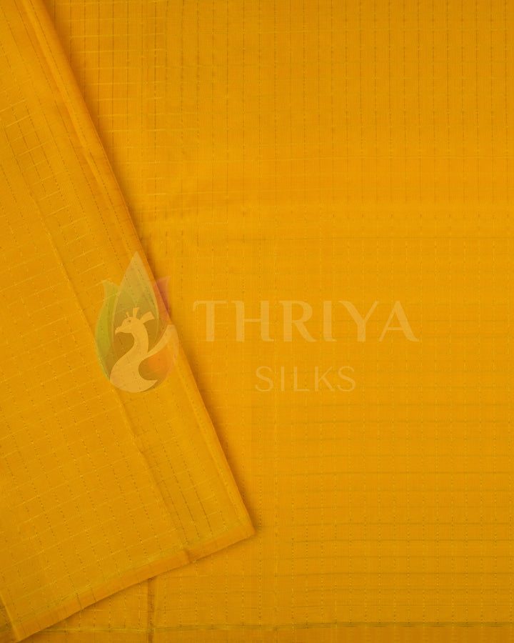 Magenta And Yellow Kanchipuram Silk Saree - TSW250908