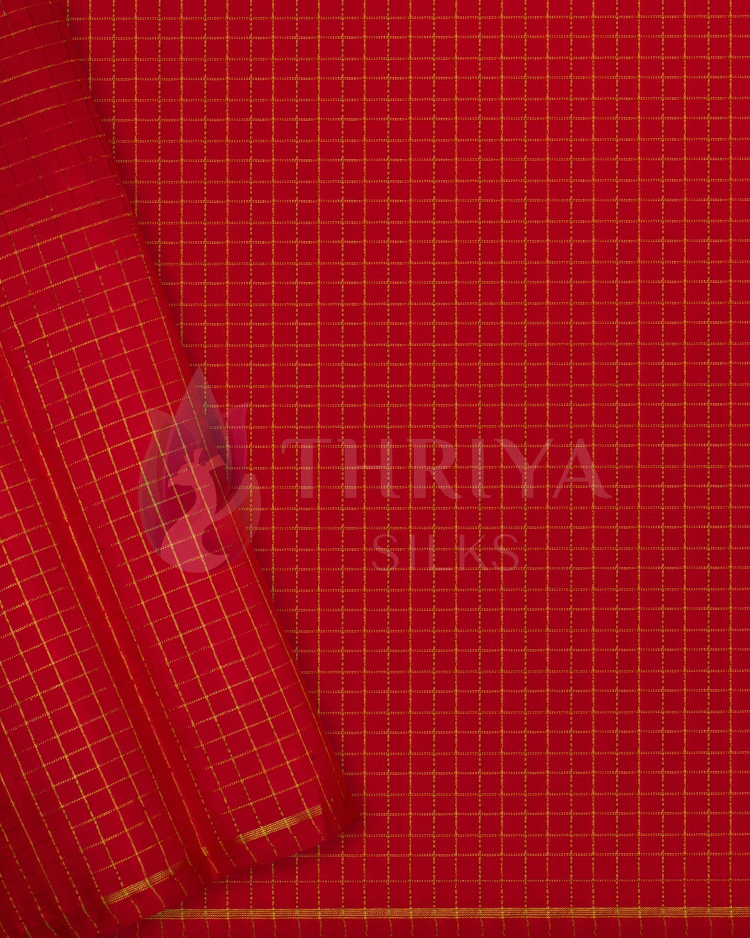 Purple And Red Kanchipuram Silk Saree - TSW250909