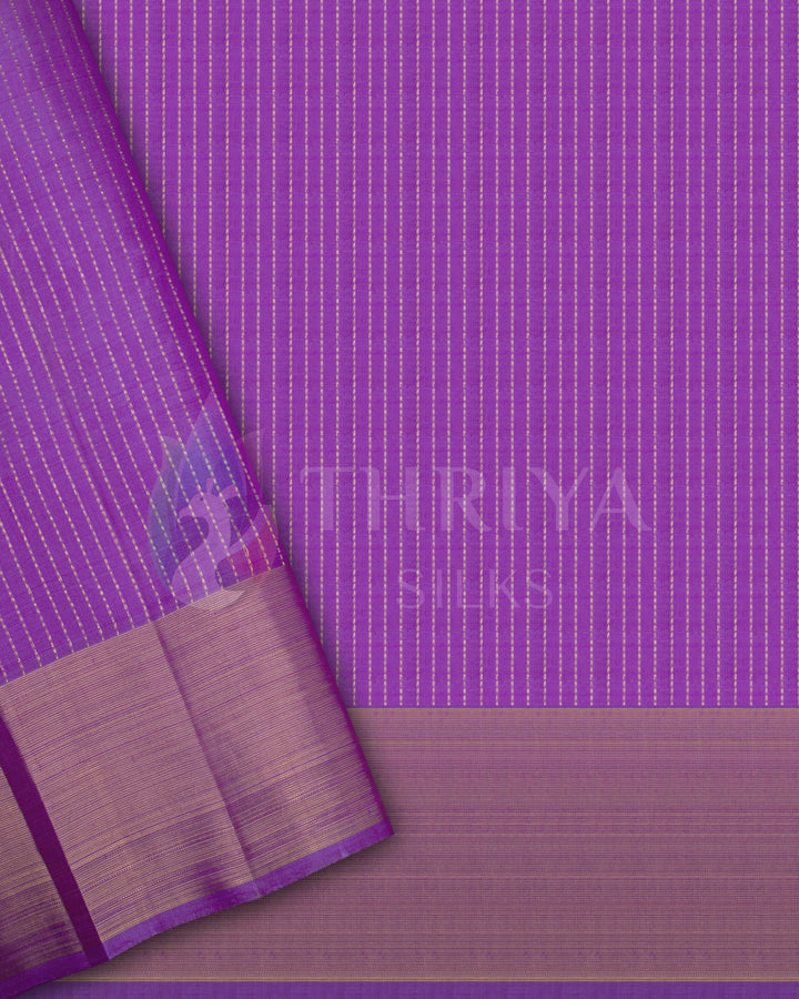 Lavender Kanchipuram Silk Saree - TSW200805