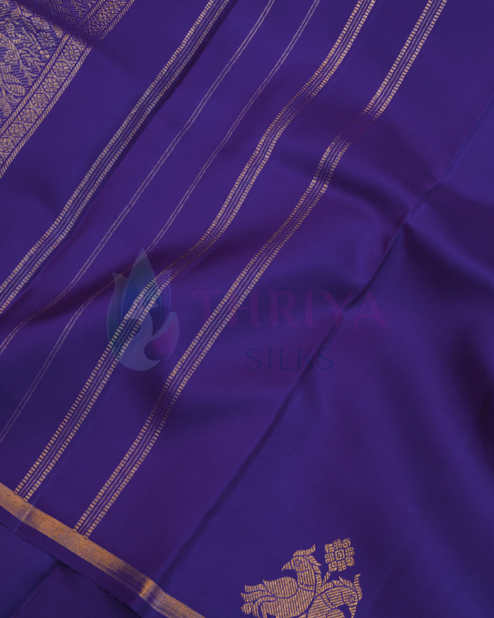 Blue Kanchipuram Silk Saree - TSW180501