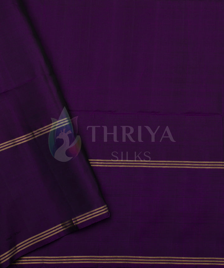 Light Purple And Violet Soft Silk Saree - TS3L070504