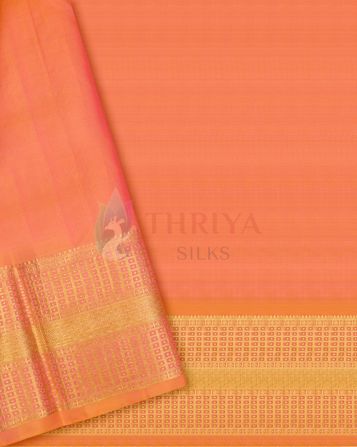 Orange Kanchipuram Silk Saree - KTA0091(859)