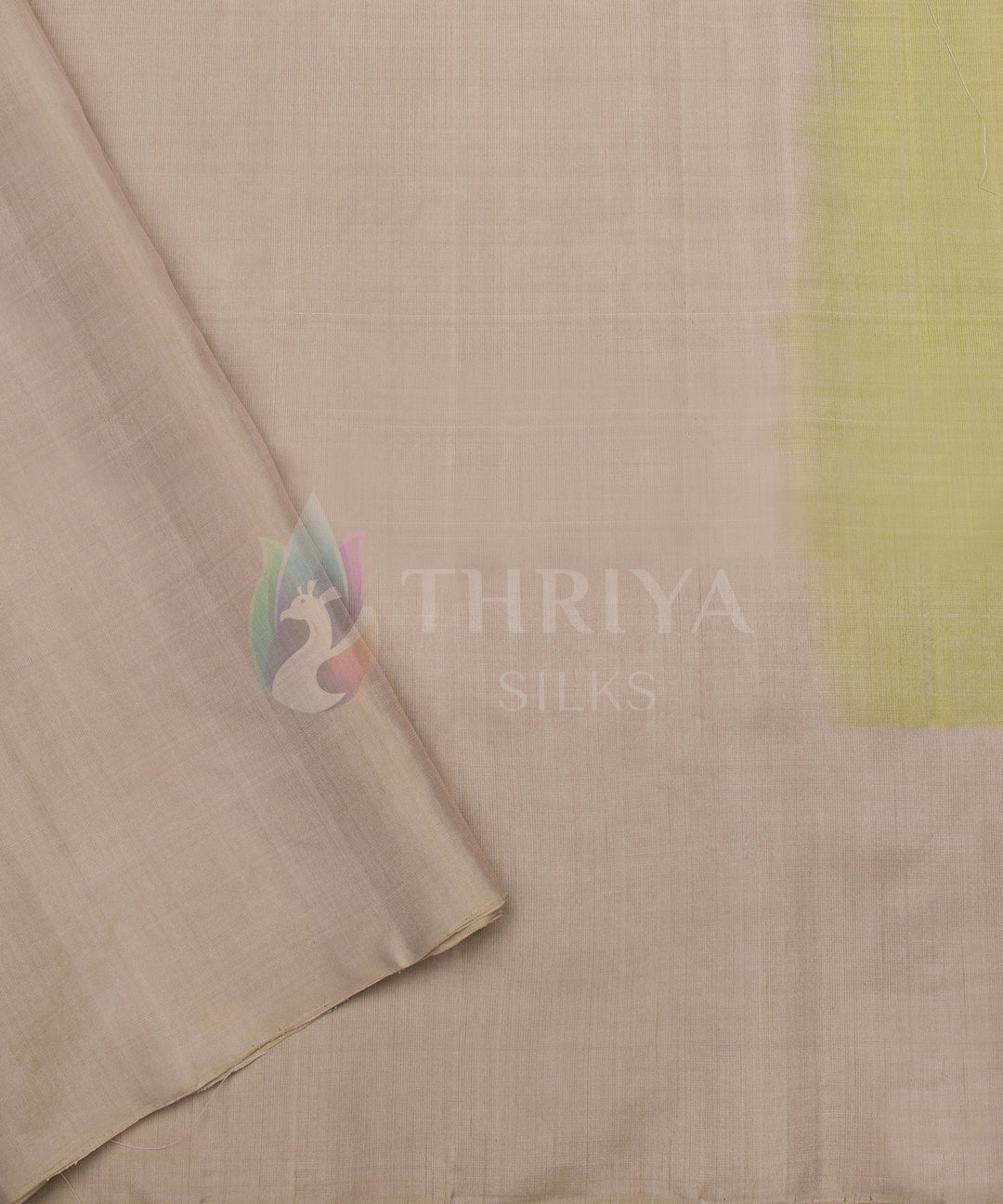 Light Green And Sandal Soft Silk Saree - TSNB060502