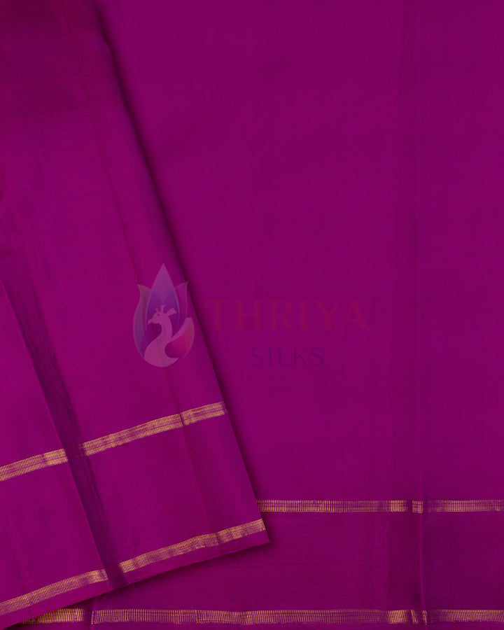 Megenta Pink Kanchipuram Silk Saree - TSPQ200703
