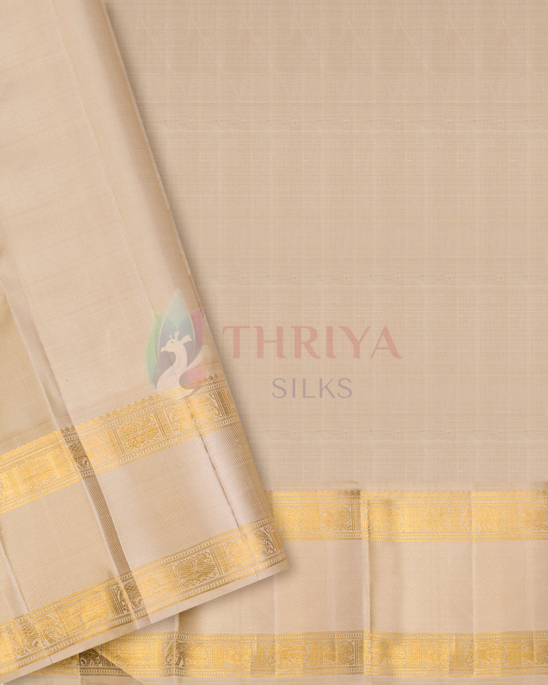 Ink Blue Kanchipuram Silk Saree - TSPQ200702