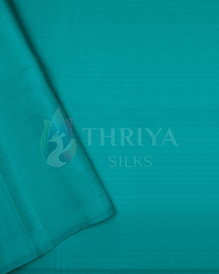 Violet And Turquoise Soft Silk Saree - TSW081001